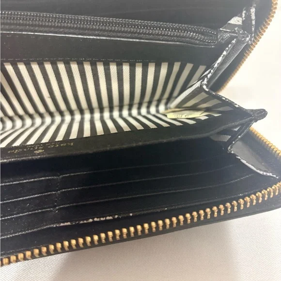 Kate Spade Black Zip-Around Wallet - Picture 7 of 10